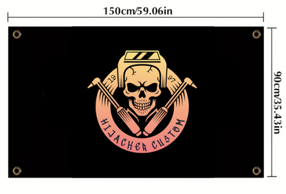 drapeau logo hijacker custom