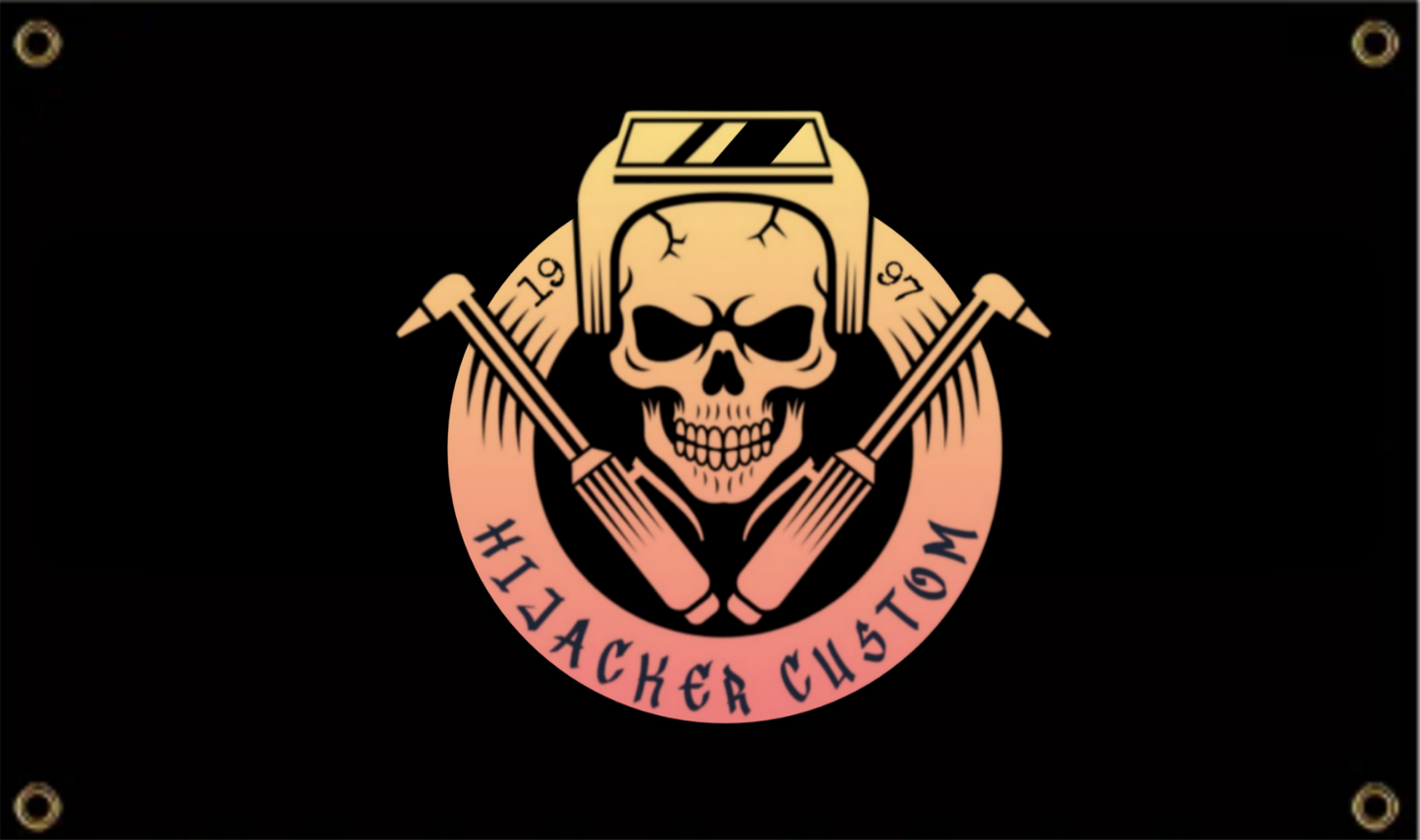 drapeau logo hijacker custom